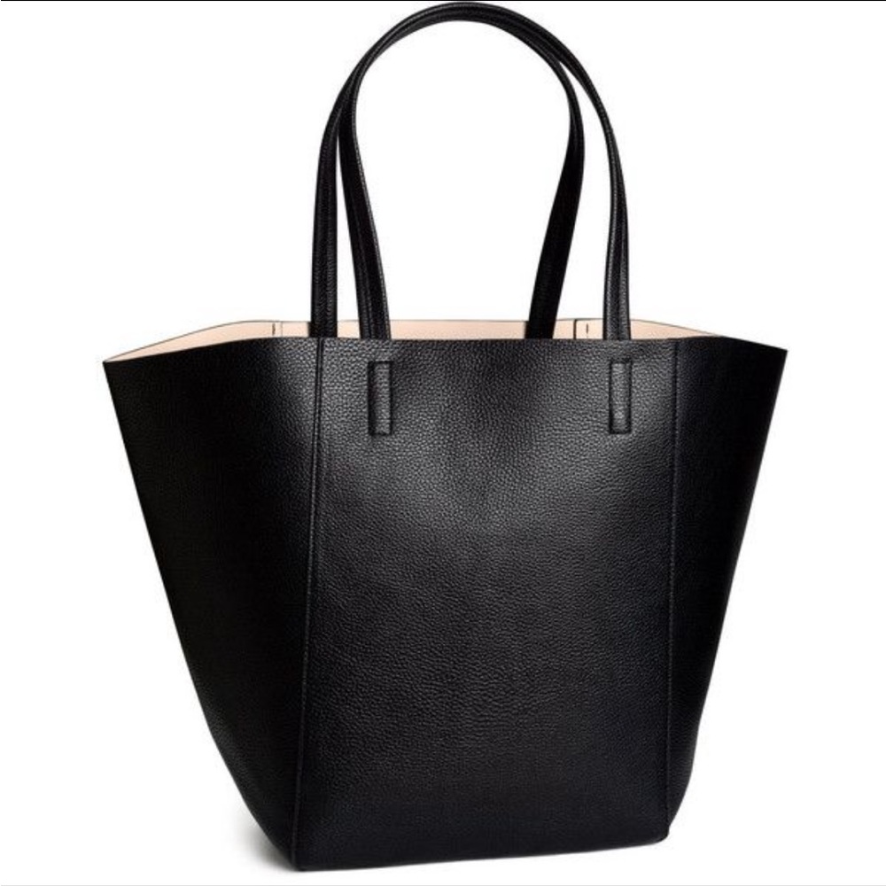 NWOT H&M Black Shopper Tote